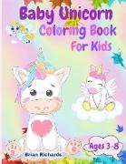 Baby Unicorn Coloring Book For Kids