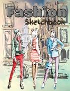 Fashion Sketchbook: Female Figure Template for Easily Sketching your Fashion Design Styles
