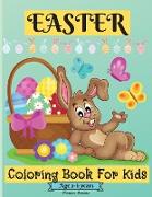 Easter Coloring Book For Kids Ages 2-6 years