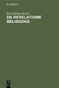 De revelatione religionis