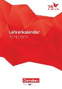 Lehrerkalender, Ausgabe 2021/2022, Kalender DIN A5 (14,8 cm x 21 cm)