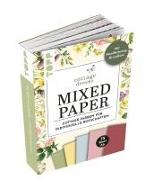 Handlettering Mixed Paper Block Cottage Dreams - Gelb, Grün, Blau, Rosa, Rot - A6