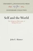 Self and the World: The Religious Philosophy of Richard Kroner