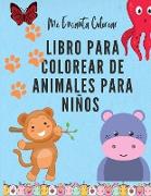 Me Encanta Colorear: Libro para colorear de animales para niños de 3 a 8 años. Libro para colorear para niños y niñas- Libro de actividades