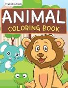 Animal Coloring Book: for Kids Ages 3-8 Great Gift for Boys and Girls