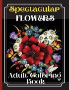 Spectacular Flowers Coloring Book