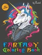 Fantasy coloring book for adults