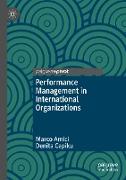 Performance Management in International Organizations