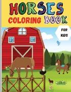 Horses Coloring Book