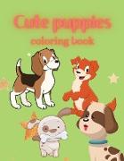 Cute Puppies Coloring book