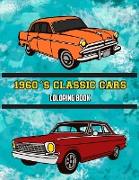 1960's Classic Cars Coloring Book