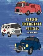Classic Emergency Vehicles Coloring Book