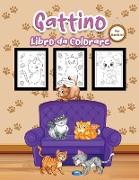 Gattino Libro da Colorare per Bambini