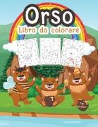 Orso Libro da Colorare per Bambini