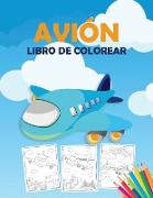 Avión Libro de Colorear
