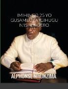 IMIHINGO 25 YO GUSAMBURA IGIHUGU N'ISHENGERO