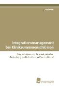 Integrationsmanagement bei Klinikzusammenschlüssen