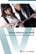 Blogs schwarz auf weiß