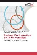 Evaluación formativa en la Universidad