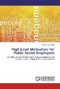 High Level Motivators for Public Sector Employees