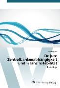 De jure Zentralbankunabhängigkeit und Finanzinstabilität