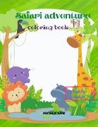 Safari colouring book