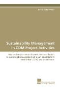 Sustainability Management in CDM Project Activities