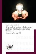 Micros Générateurs Autonome et leurs Application dans les MEMS