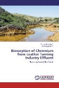 Biosorption of Chromium from Leather Tanning Industry Effluent