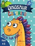 Coloring Dinosaur Book for Kids Ages 4-8