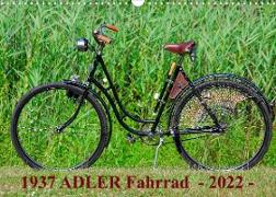 1937 ADLER Fahrrad (Wandkalender 2022 DIN A3 quer)