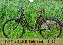 1937 ADLER Fahrrad (Wandkalender 2022 DIN A4 quer)