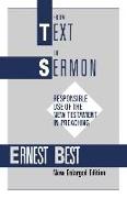 From Text to Sermon