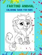 Farting Animals Coloring Book for Kids: Funny Coloring Book for Kids