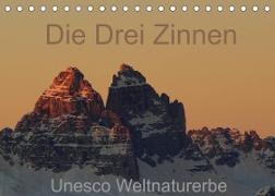 Die Drei Zinnen - Unesco Weltnaturerbe (Tischkalender 2022 DIN A5 quer)