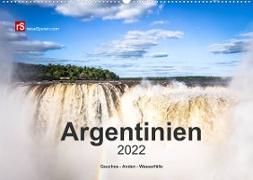 Argentinien, Gauchos - Anden - Wasserfälle (Wandkalender 2022 DIN A2 quer)