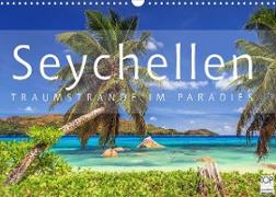 Seychellen Traumstrände im Paradies (Wandkalender 2022 DIN A3 quer)