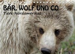 Bär, Wolf und Co - Tiere Nordamerikas (Tischkalender 2022 DIN A5 quer)