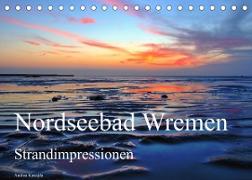 Nordseebad Wremen - Strandimpressionen (Tischkalender 2022 DIN A5 quer)