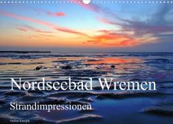 Nordseebad Wremen - Strandimpressionen (Wandkalender 2022 DIN A3 quer)
