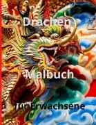 Drachen Malbuch für Erwachsene