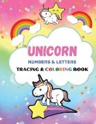 Unicorn Numbers & Letters Tracing & Coloring Book