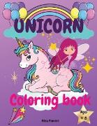 Unicorn Coloring Book: Unicorns, rainbows, and other cute pictures/for girls ages 4-8