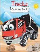 Trucks Coloring Book for Kids