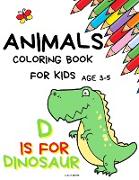 Animals Coloring Book for kids age 3-5