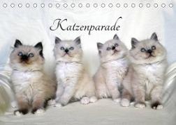 Katzenparade (Tischkalender 2022 DIN A5 quer)