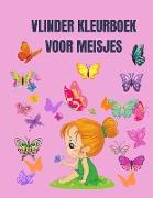 Vlinder Kleurboek voor Meisjes: Kleurboek voor meisjes met vlinder leeftijd 4-8 - Eenvoudig ontwerp kleurboek voor kleine meisjes - vlinder Kids Kleur