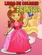 Libro Para Colorear de Princesas: Libro para colorear de princesas Jumbo para niños