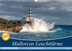 Mallorcas Leuchttürme (Wandkalender 2022 DIN A3 quer)