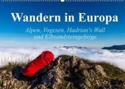 Wandern in Europa (Wandkalender 2022 DIN A2 quer)